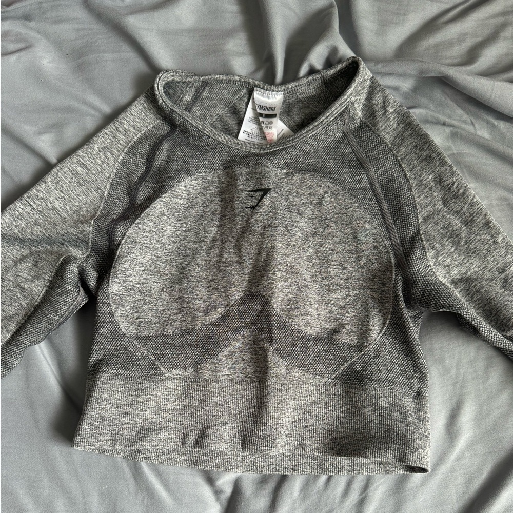 gym shark long sleeve workout top